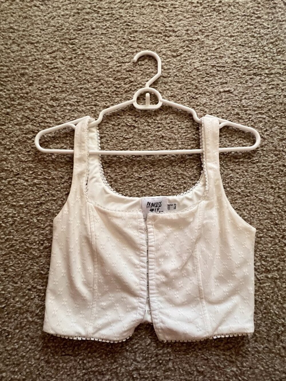 princess polly white top